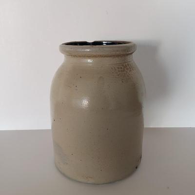 LOT 122: Vintage Salt Glazed Stoneware Jug & Crock