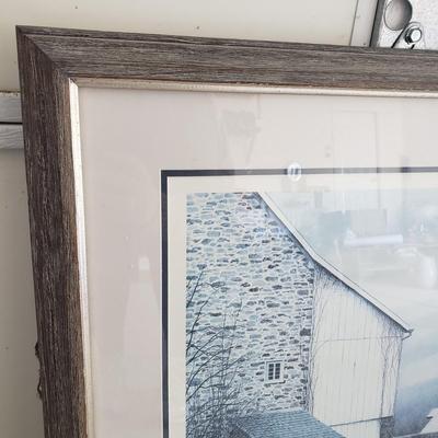 LOT 125: Peter Keating "Elk Ridge" Signed & Numbered Framed Print