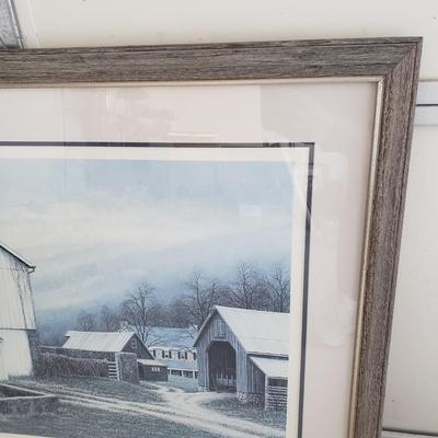LOT 125: Peter Keating "Elk Ridge" Signed & Numbered Framed Print