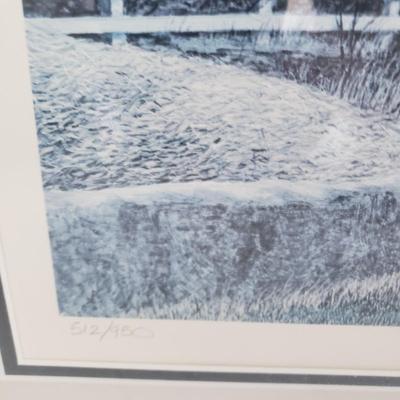 LOT 125: Peter Keating "Elk Ridge" Signed & Numbered Framed Print