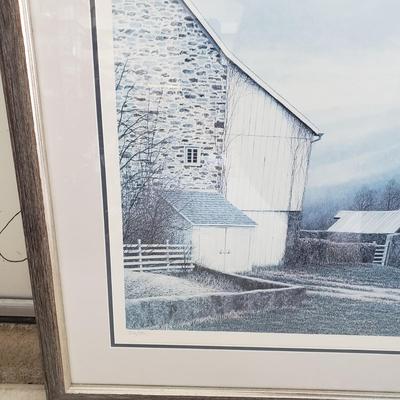 LOT 125: Peter Keating "Elk Ridge" Signed & Numbered Framed Print