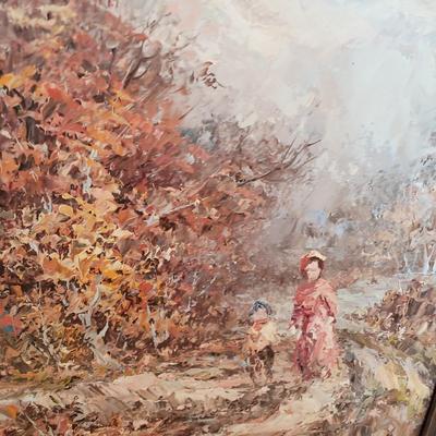 LOT 130: Oil Painting Signed Marie Charlot