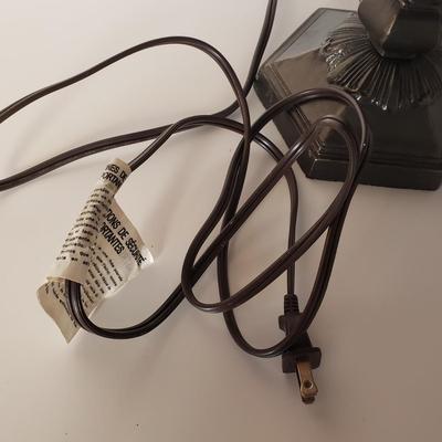 LOT 131: Stained Glass Tiffany Style Table Lamp