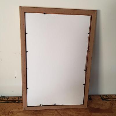 LOT 132: Egyptian Papyrus Art with Framed Collection of Souvenir Tickets from Egypt