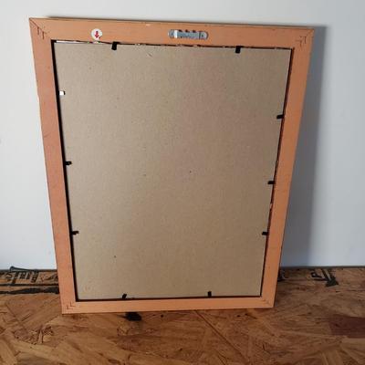 LOT 132: Egyptian Papyrus Art with Framed Collection of Souvenir Tickets from Egypt