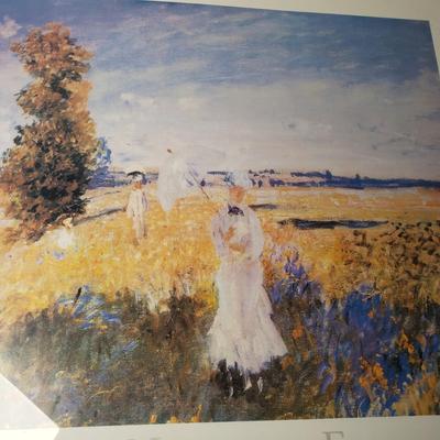 LOT 133: Set of Framed Monet Prints