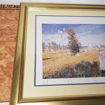 LOT 133: Set of Framed Monet Prints
