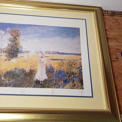 LOT 133: Set of Framed Monet Prints