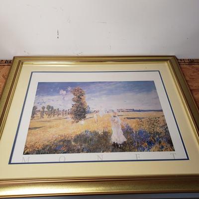 LOT 133: Set of Framed Monet Prints
