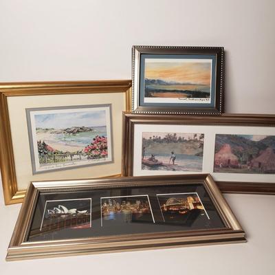 LOT 135: Collection of Framed Art from Around the World