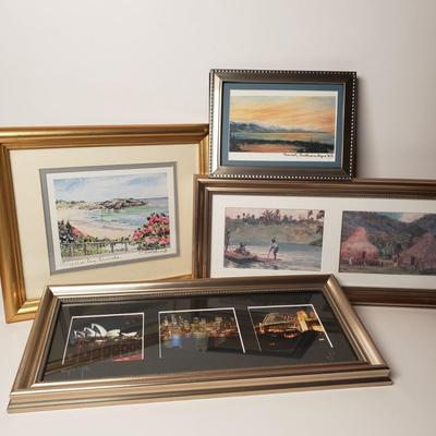 LOT 135: Collection of Framed Art from Around the World