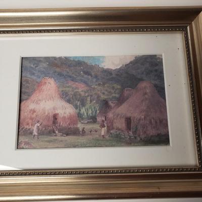 LOT 135: Collection of Framed Art from Around the World