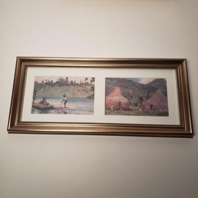 LOT 135: Collection of Framed Art from Around the World