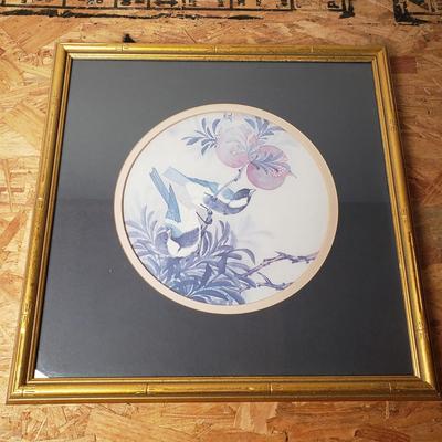 LOT 134: Gold Framed Asian Style Art Prints