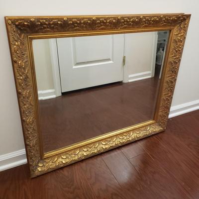 LOT 192: Ornate Gold Framed Mirror