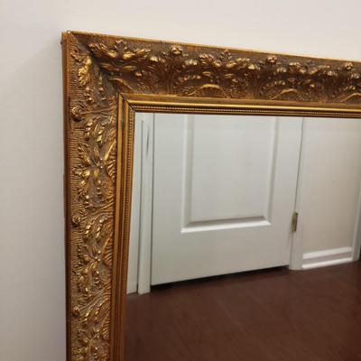 LOT 192: Ornate Gold Framed Mirror