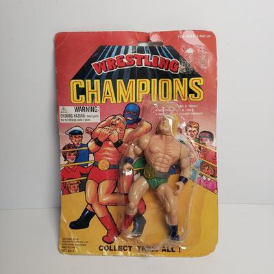 LOT 193: Vintage Wrestling Champions Hulk Hogan Look-Alike