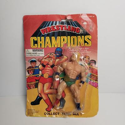 LOT 193: Vintage Wrestling Champions Hulk Hogan Look-Alike