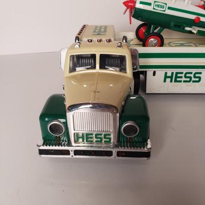 LOT 197: Hess Trucks-Space Shuttle, Helicopter, Airplane, Firetruck