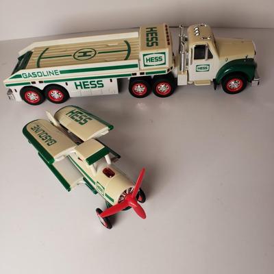 LOT 197: Hess Trucks-Space Shuttle, Helicopter, Airplane, Firetruck