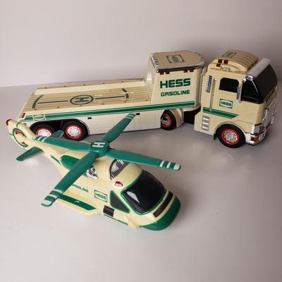 LOT 197: Hess Trucks-Space Shuttle, Helicopter, Airplane, Firetruck