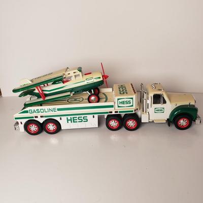LOT 197: Hess Trucks-Space Shuttle, Helicopter, Airplane, Firetruck