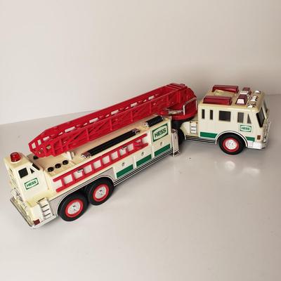 LOT 197: Hess Trucks-Space Shuttle, Helicopter, Airplane, Firetruck