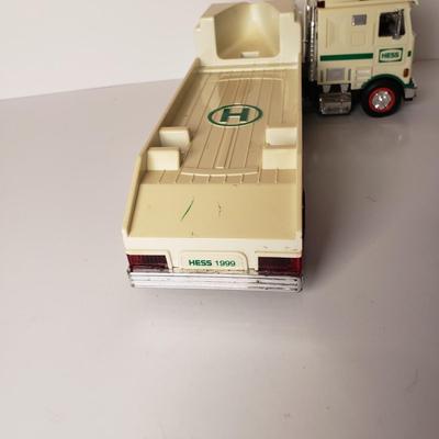 LOT 199: Hess Trucks Emergency Vehicles, Rescue Truck, SUV & Racecar Collection