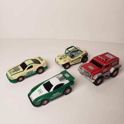 LOT 199: Hess Trucks Emergency Vehicles, Rescue Truck, SUV & Racecar Collection