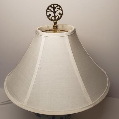 LOT 201: Asian Themed Decor-Table Lamp & Decorative Bowls