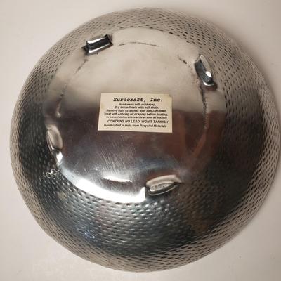 LOT 204: Pewter Collection-Pitcher, Trays, Platters, Decorative Bowl