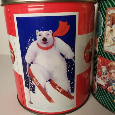 LOT 212: Winter Decor-Lenox Trinket Box, Snowbabies, Snow Buddies, Dept 56, Coca Cola Tins & More