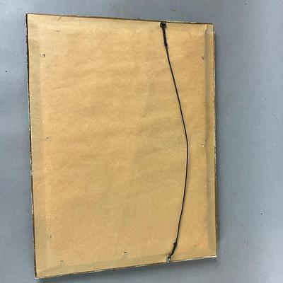 K470 Original Watercolor Country Landscape Signed Lower Left Corner