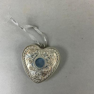 K474 Gorham Sterling Heart Ornament