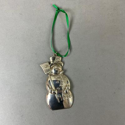 K478 Gorham Sterling Snowman Ornament