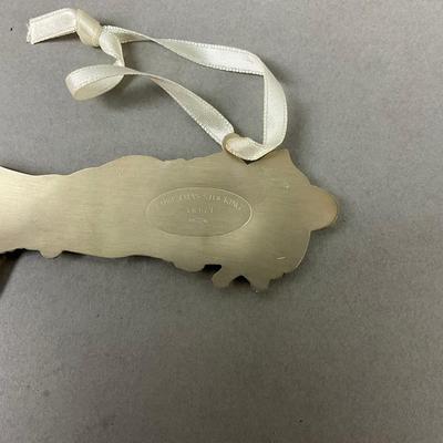 K480 Gorham Sterling 1987 Christmas Stocking Ornament