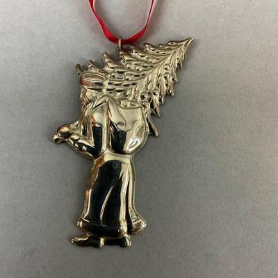 K481 Gorham Sterling 1977 Saint Nicholas Ornament