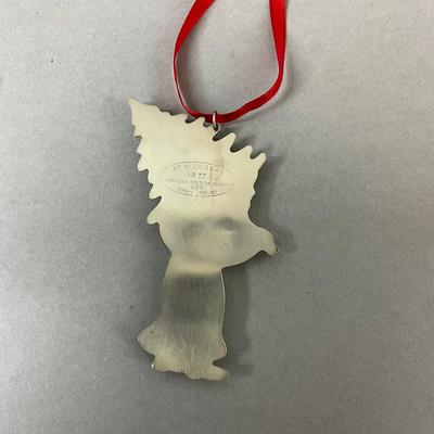 K481 Gorham Sterling 1977 Saint Nicholas Ornament