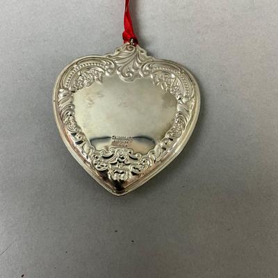 K482 Wallace Sterling 1994 Angel Heart Ornament