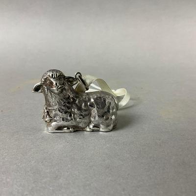 K485 R.M. Trush Sterling Lamb Ornament