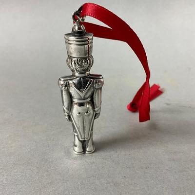 K487 R.M. Trush Sterling Soldier Ornament