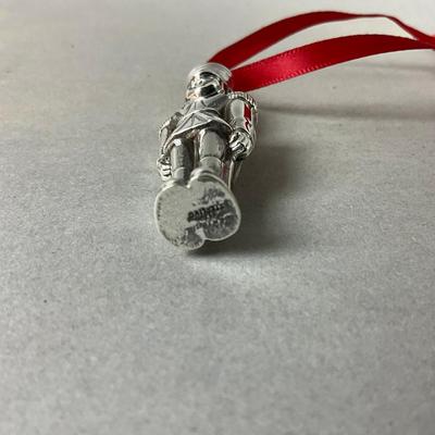 K487 R.M. Trush Sterling Soldier Ornament