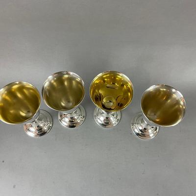 K600 International Silver "Lord Saybrook" Sterling Goblets