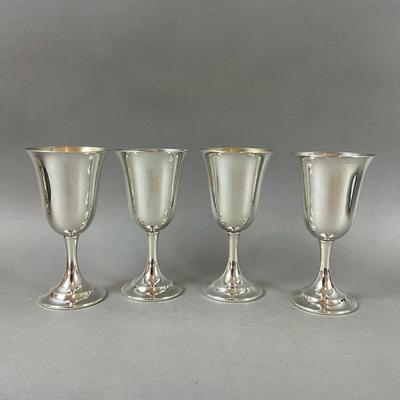 K600 International Silver "Lord Saybrook" Sterling Goblets