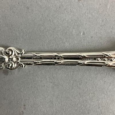K605 Antique Sterling "King Edward" Fork Set