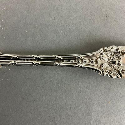 K605 Antique Sterling "King Edward" Fork Set