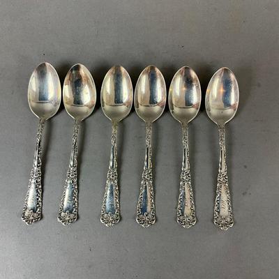 K606 Set Of Six Sterling Teaspoons "Venus" Simpson, Hall, Miller & Co.