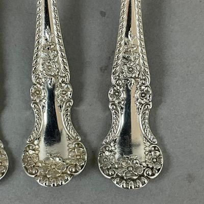 K607 Set Of Six Gorham Cambridge Sterling Dinner Forks