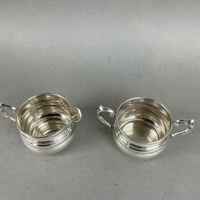 K614 Gorham Sterling Silver Cream & Sugar