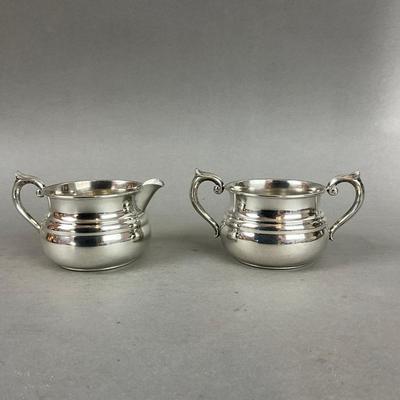 K614 Gorham Sterling Silver Cream & Sugar